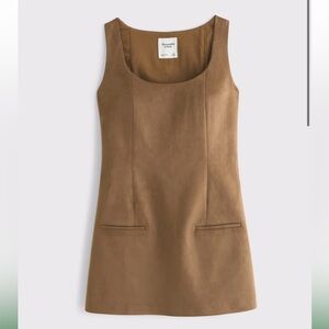 Abercrombie vegan suede dress
